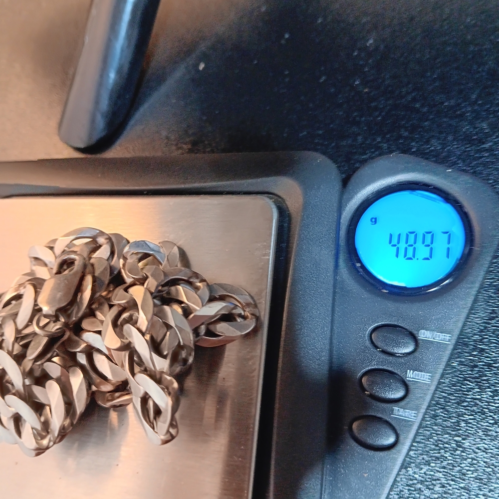 Men's Bold Silver Chain Bracelet